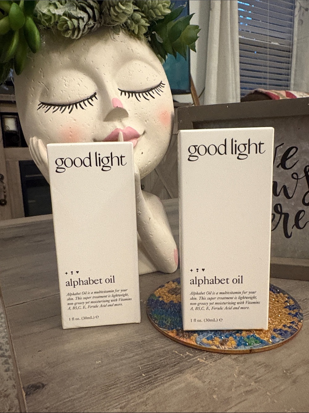 💡🦋Good Light: Alphabet Oil -Multivitamin lightweight Moisturizing Oil. 1 fl oz